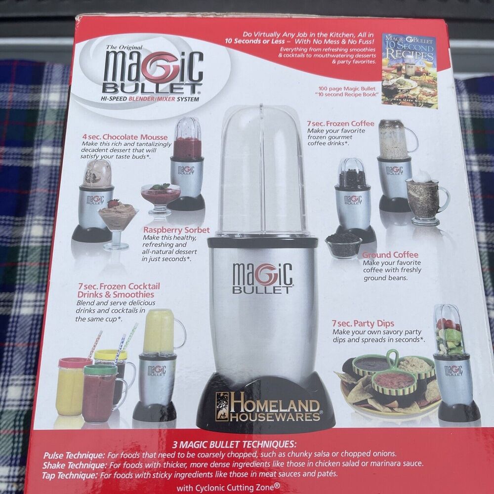 Original Magic Bullet High Speed, Blender, Mixer System 17 Piece Set New - Picture 2 of 7